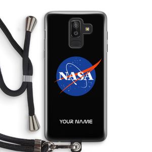 NASA: Samsung Galaxy J8 (2018) Transparant Hoesje met koord
