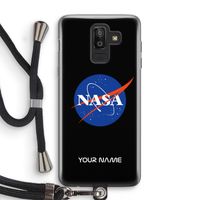 NASA: Samsung Galaxy J8 (2018) Transparant Hoesje met koord
