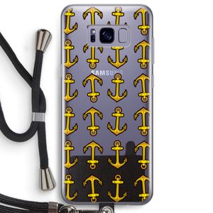 Musketon Anchor: Samsung Galaxy S8 Plus Transparant Hoesje met koord