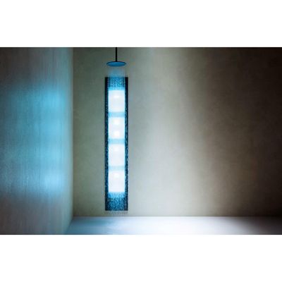 Sunshower Deluxe Black - 32x187x16cm - UV- en infrarood - inbouw - full body - 2000watt - eindinstallatie en 5 jaar garantie - aluminium zwart mat 80016 + installatie/garantie