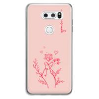 Giving Flowers: LG V30 Transparant Hoesje