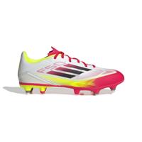 adidas F50 League IJzeren-Nop Voetbalschoenen (SG) Wit Rood Zwart Geel