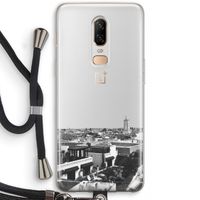Marrakech Skyline : OnePlus 6 Transparant Hoesje met koord