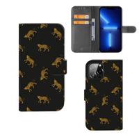 Telefoonhoesje | Met pasjeshouder | voor iPhone 13 Pro Max Leopards
