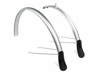 Euro Spatbordset scatto 28" x 51 mm - smoke / titanium