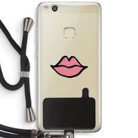 Kusje: Huawei Ascend P10 Lite Transparant Hoesje met koord