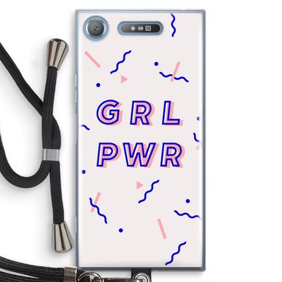 GRL PWR: Sony Xperia XZ1 Transparant Hoesje met koord
