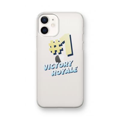 Victory Royale: iPhone 12 mini Transparant Hoesje