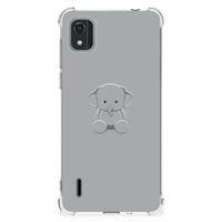 Nokia C2 2nd Edition Stevig Bumper Hoesje Grijs Baby Olifant - thumbnail