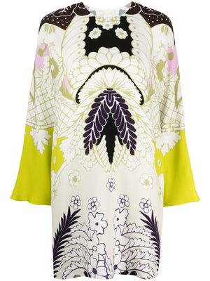 Valentino Garavani robe à motif abstrait - Vert