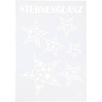 Viva Decor Flexibel sjabloon, sterren, a4, vel 210x297 mm, 1 stuk
