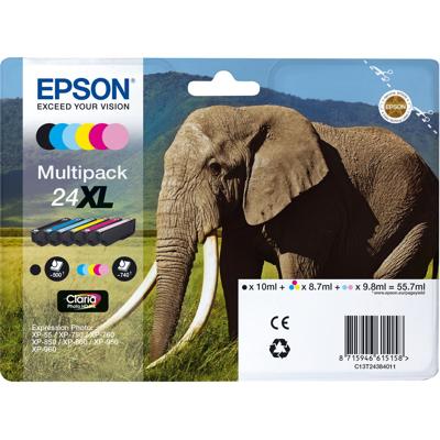 Epson 24XL 6-multipack SC RF-AM T24384021 Olifant