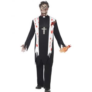 Zombiepak priester kostuum 52-54 (L)  -
