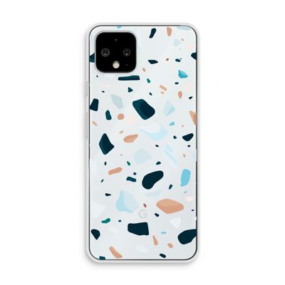 Terrazzo N°13: Pixel 4 Transparant Hoesje