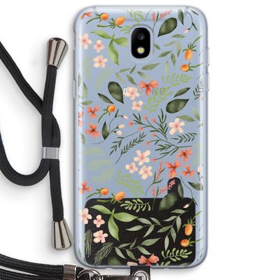 Sweet little flowers: Samsung Galaxy J5 (2017) Transparant Hoesje met koord