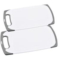 Snijplanken voordeel set - in 2 verschillende formaten - Hard kunststof - 15x 25 cm en 20 x 31 cm