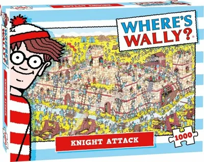 Puzzel wheres wally knight 1000st
