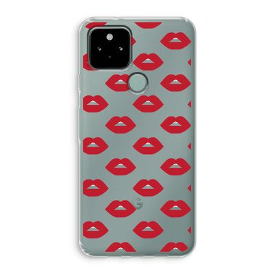 Lips: Google Pixel 5 Transparant Hoesje