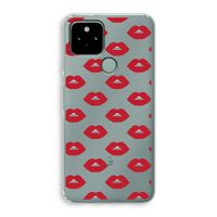 Lips: Google Pixel 5 Transparant Hoesje