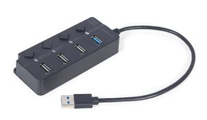 4-poorts USB hub (1 x USB 3.1 + 3 x USB 2.0)