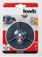 kwb 499423 Opnamebord voor gatenzaag 33 mm, 53 mm, 63 mm, 67 mm, 73 mm, 83 mm 1 stuk(s) - thumbnail