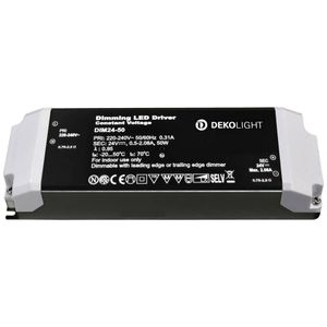 Deko Light BASIC, DIM, CV, 24V 12-50W LED-driver Constante spanning 50 W 500 - 2080 mA 24 V 1 stuk(s)