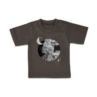 Baby shirt bedrukken - Korte mouw - Antraciet - 86/92 - thumbnail