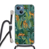 Luipaard 2: iPhone 13 Transparant Hoesje met koord