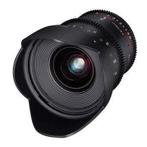 Samyang 20mm T1.9 VDSLR ED AS UMC Fujifilm X-mount objectief