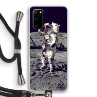 Spaceman: Samsung Galaxy S20 Transparant Hoesje met koord - thumbnail