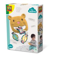 SES Creative grijpspeelgoed Yummy Bear junior geel