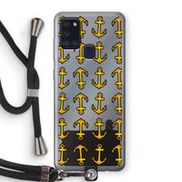 Musketon Anchor: Samsung Galaxy A21s Transparant Hoesje met koord