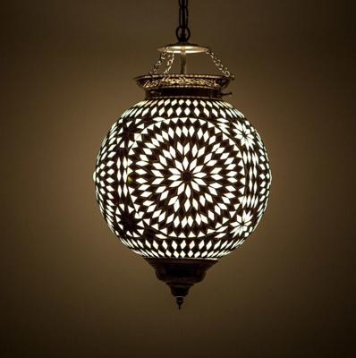 Hanglamp bol Roya zwart-wit in 2 maten