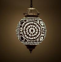 Hanglamp bol Roya zwart-wit in 2 maten