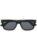 Montblanc lunettes de soleil teintées à monture carrée - Noir