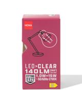 HEMA Led kogel clear E27 21.2W 140lm