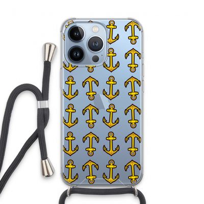 Musketon Anchor: iPhone 13 Pro Transparant Hoesje met koord