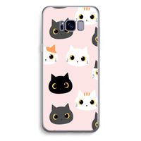 Katten: Samsung Galaxy S8 Plus Transparant Hoesje