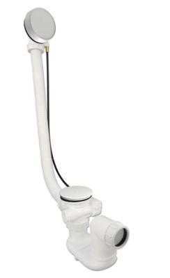 Badafvoer Xenz Pure | Overloop combinatie | Draaiknop | Rond | Wit mat