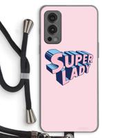 Superlady: OnePlus Nord 2 5G Transparant Hoesje met koord - thumbnail