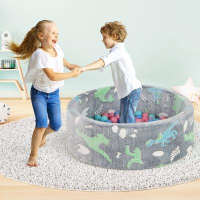 86 x 30 cm Rond Glow-in-the-Dark Ballenbad voor Baby's 200 Gekleurde Oceaanballen Ballenbad van Zacht Schuim voor Binnen Buiten