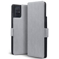 Qubits - slim wallet hoes - Samsung Galaxy A71 - Grijs - thumbnail