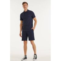 ARMEDANGELS regular fit chino short van biologisch katoen donerblauw - thumbnail