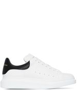 Alexander McQueen baskets Oversized en cuir - Blanc