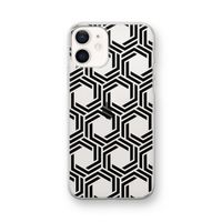 Geometrisch patroon: iPhone 12 mini Transparant Hoesje