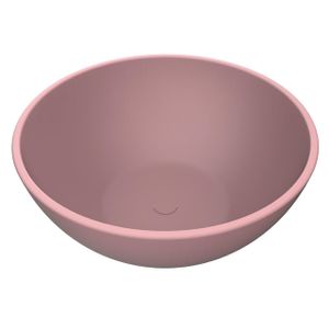 Arcqua Prince Waskom Opbouw - 38cm - rond - cast marble - mat roze WAS402121