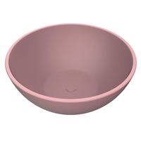 Arcqua Prince Waskom Opbouw - 38cm - rond - cast marble - mat roze WAS402121