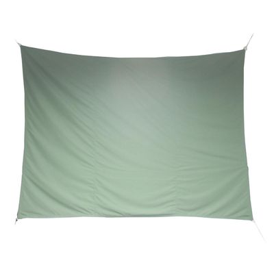 Premium kwaliteit schaduwdoek/zonnescherm Shae rechthoekig groen 3 x 4 meter
