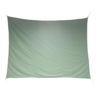 Premium kwaliteit schaduwdoek/zonnescherm Shae rechthoekig groen 3 x 4 meter