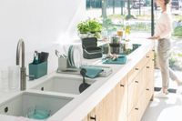 Brabantia Sink Side aanrecht afvalbakje 1,8 liter - Dark Grey - thumbnail